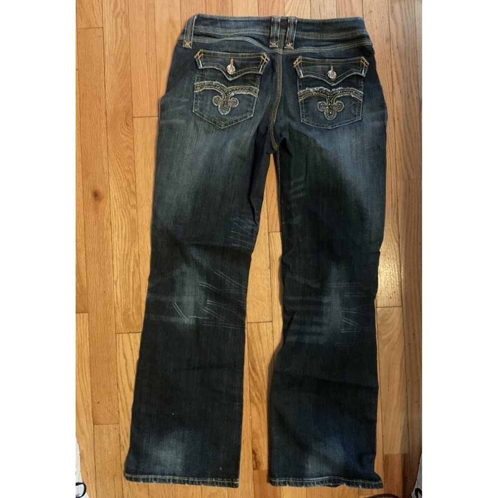 VTG Twenty X‎ Houston Bootcut Jeans 11/32Blue Medium Wash Stretch Denim T55-10 - Picture 2 of 4